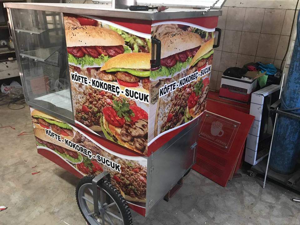 Seyyar Köfte Arabası - Özel Tasarım Köfte Arabası