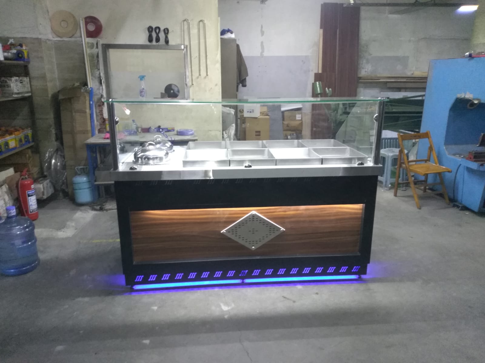 Sulu Sistem Benmari Yemeklik Tezgahı 8+2
