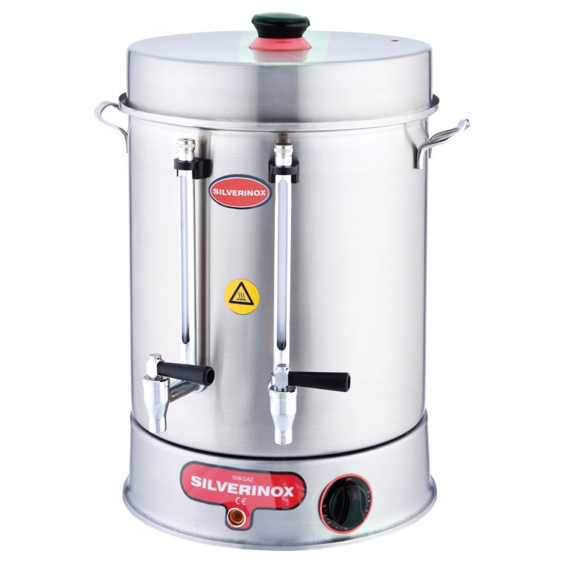Işıkgaz Silver 120 Bardak / 12 L Çay Makinesi | Metal Musluklu Çay Otomatı