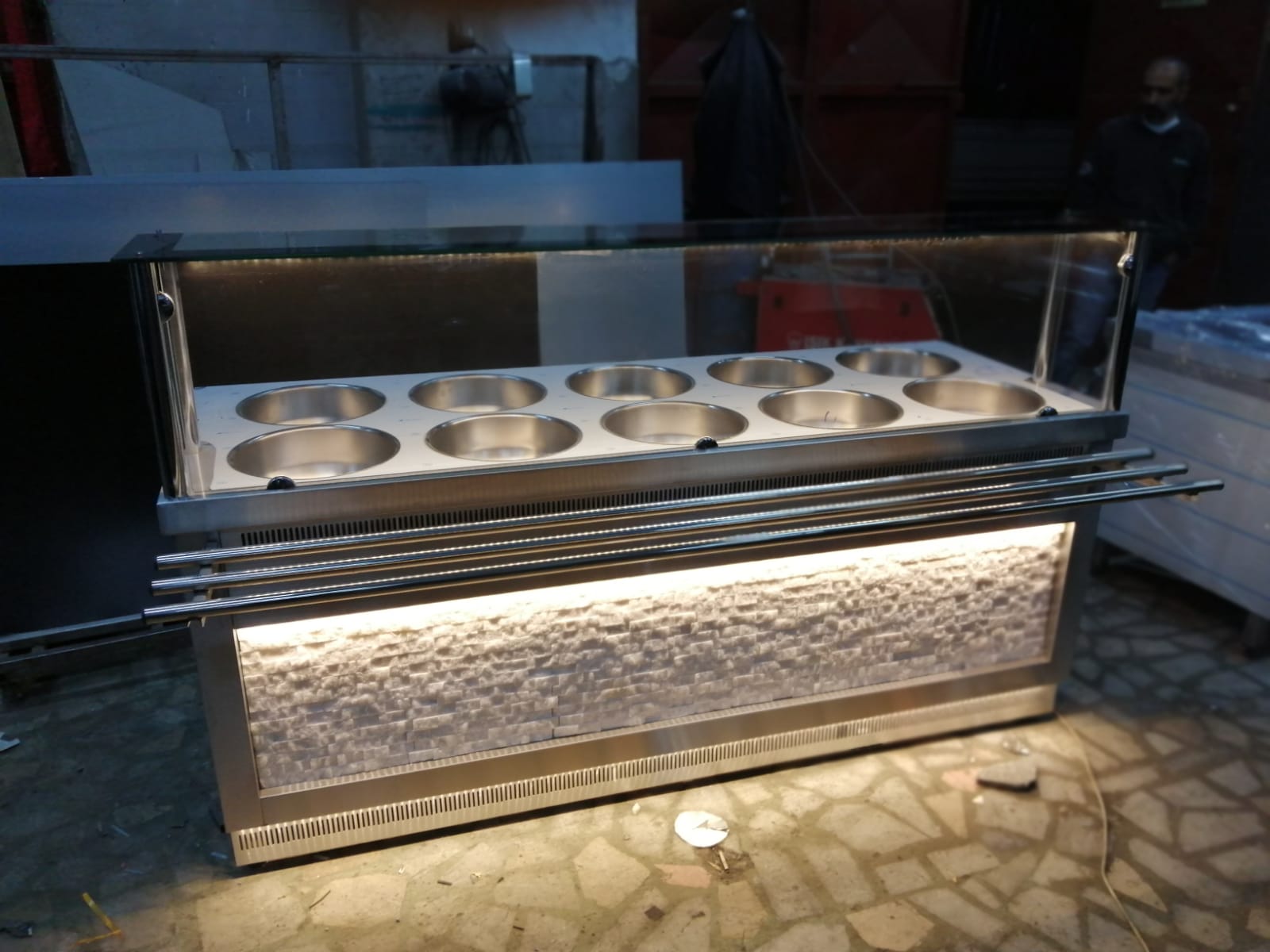 Çorbalık Elektrikli Isıtıcı 'lı Tezgah
