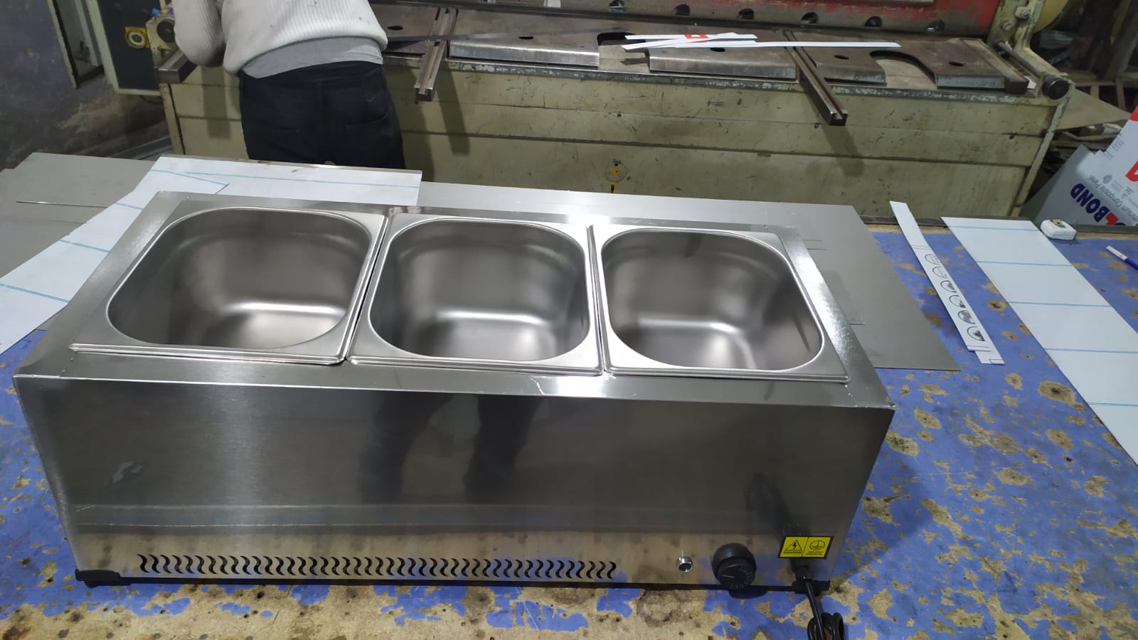 Set Üstü 6'lı Yemek Tezgahı Benmari Isıtıcı