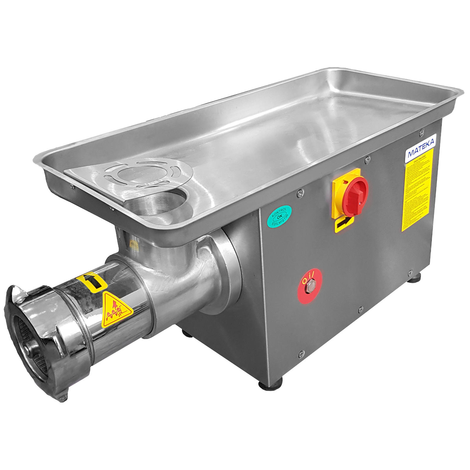 Mateka EPA 32 Et Kıyma Makinesi  Paslanmaz Gövde (600Kg/Saat) ( 380v )