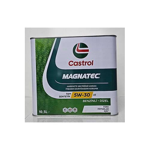 Castrol Magnatec 5w30 Motor Ya�� 10.5 L A5 T�m Benzinli Ve Dizel Ara�lar I�in 2025 �retim