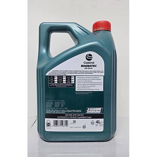 Castrol Magnatec Stop-start 5W-30 Motor Ya�� A5 4 L 2025 �retim yeni fabrika ��k��l�