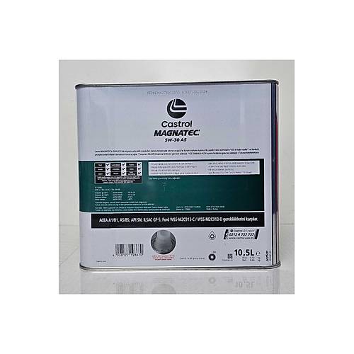 Castrol Magnatec 5w30 Motor Ya�� 10.5 L A5 T�m Benzinli Ve Dizel Ara�lar I�in 2025 �retim