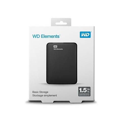 WD ELEMENTS PORTABLE 1.5TB BLACK WORLDWIDE