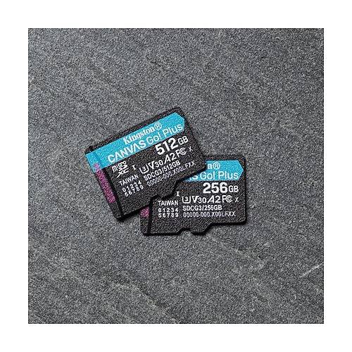 Kingston 256GB microSDXC Canvas Go Plus 170R A2 U3 V30 Card + ADP