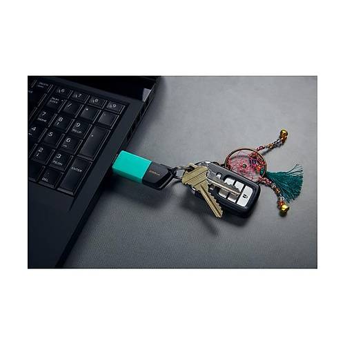 256GB USB 3.2 Gen 1 DataTraveler Exodia M (Black + Teal)