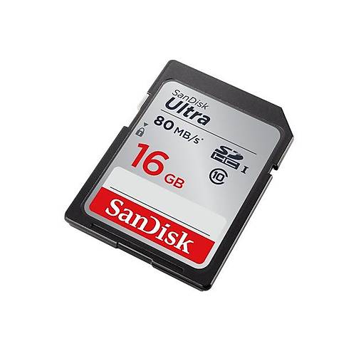 SanDisk Ultra SDHC 16GB 80MB/s Class 10 UHS-I
