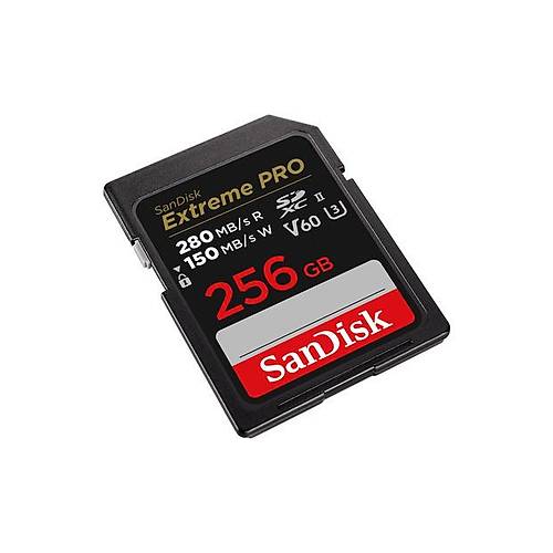 SanDisk Extreme PRO 256GB V60 SD cards
