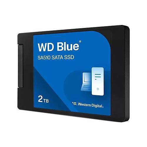 WD Blue 2TB SATA SSD 2,5 in/7 mm Kasal