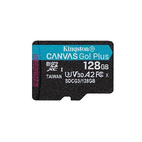 Kingston 128GB microSDXC Canvas Go Plus 170R A2 U3 V30 Card + ADP