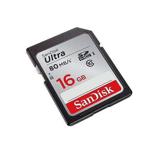 SanDisk Ultra SDHC 16GB 80MB/s Class 10 UHS-I