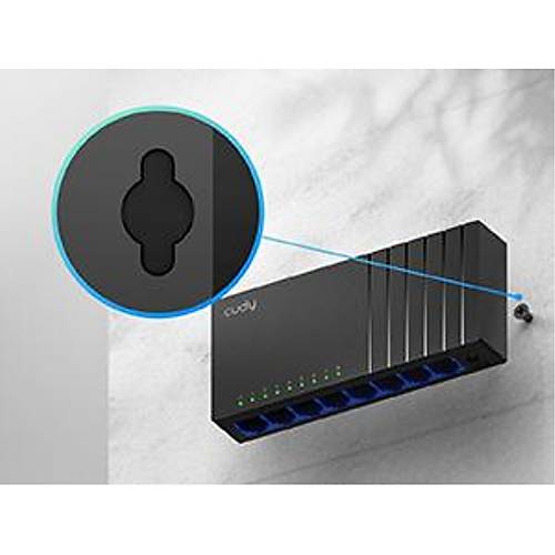 CUDY 8-Port Gigabit Metal Switch