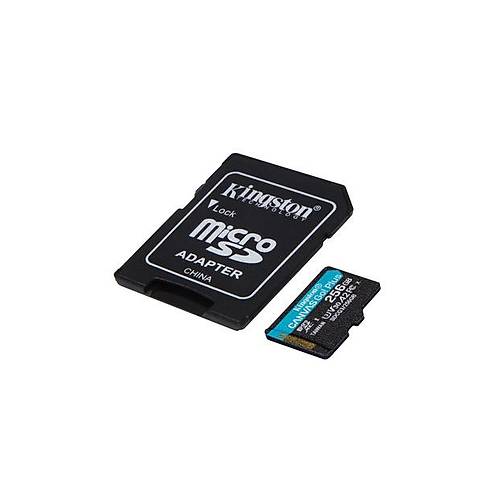 Kingston 256GB microSDXC Canvas Go Plus 170R A2 U3 V30 Card + ADP
