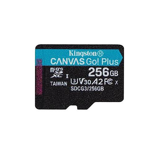Kingston 256GB microSDXC Canvas Go Plus 170R A2 U3 V30 Card + ADP