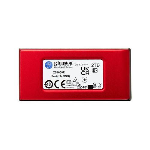 Kingston 2000GB Portable SSD XS1000 RED