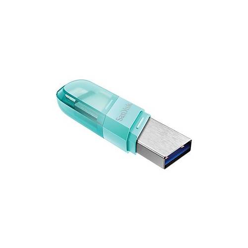 SanDisk iXpand Flash Drive Flip 128GB, Mint color