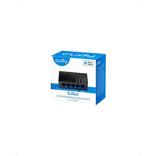 CUDY 5-Port Gigabit Metal Switch
