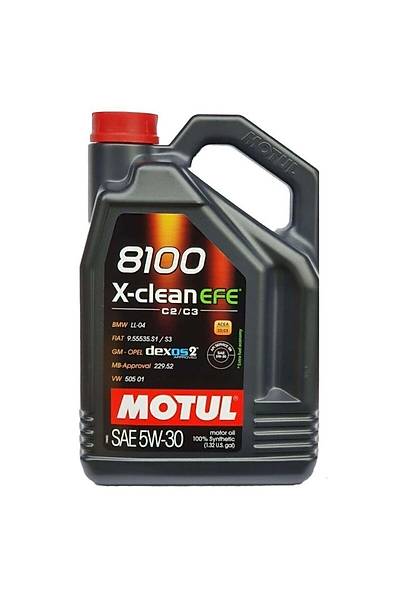 Motul 8100 X-clean Efe 5w30 Partik�ll� Dpf C3 Dexos2 Motor Ya�� 5lt - YETK�L� MPS SERV�S�NDEN