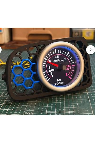 Polo 6r - 6c / Havaland�rma Izgara G�sterge Podu Mavi 52mm