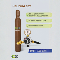 Helyum Set 10 Lt (T�p+Gaz+Balon �i�irme Saati)