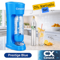 CimenX Soda Maker � Blue Edition - Soda Kartu�lu Set