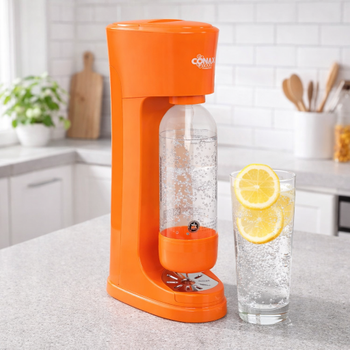 CimenX Soda Maker Prestige Orange | Elektriksiz Ev Tipi Soda Makinesi