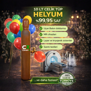 Helyum Set 10 Lt (T�p+Gaz+Balon �i�irme Saati)