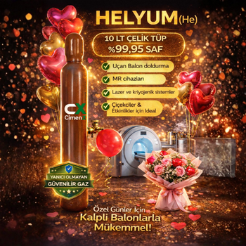 Helyum 10 Lt �elik T�p