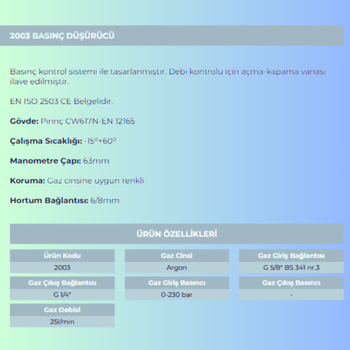 Argon Reg�lat�r� (Bas�n� D���r�c�) 2003 BR