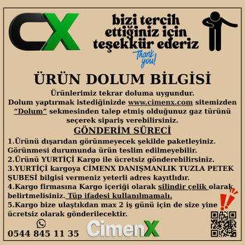 Co2 Sifonlu 10 lt Dolum