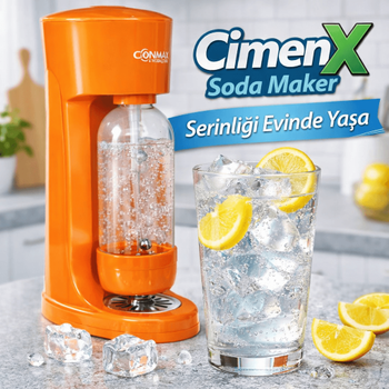 CimenX Soda Maker � Prestige Orange - Soda Kartu�lu Set