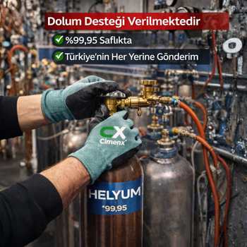 Helyum 10 Lt �elik T�p