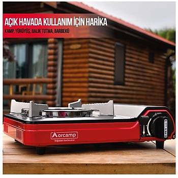 Orcamp Tekli Ocak K��eli K�rm�z� (ck505)