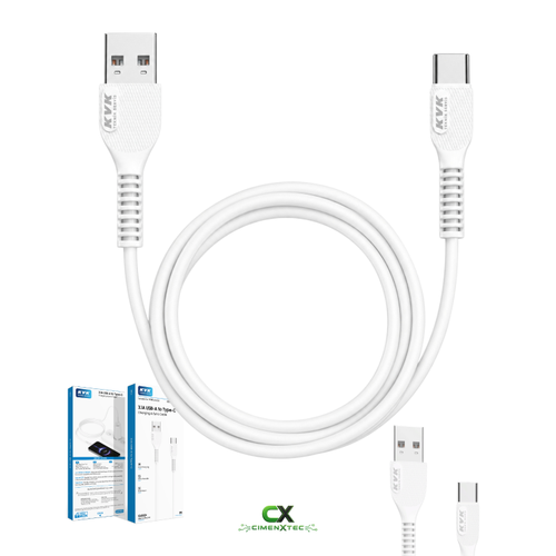 USB-A � USB Type-C 3.1A 1 Metre �arj ve Veri Kablosu