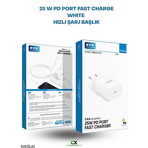 H�zl� �arj Adapt�r� 25W PD USB-C� Beyaz