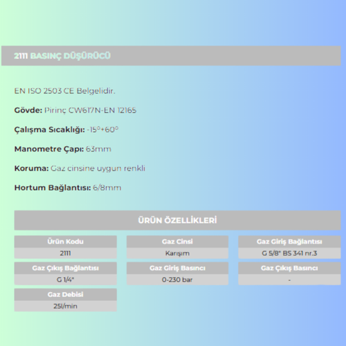 Kar���m Reg�lat�r� (Bas�n� D���r�c�) 2111