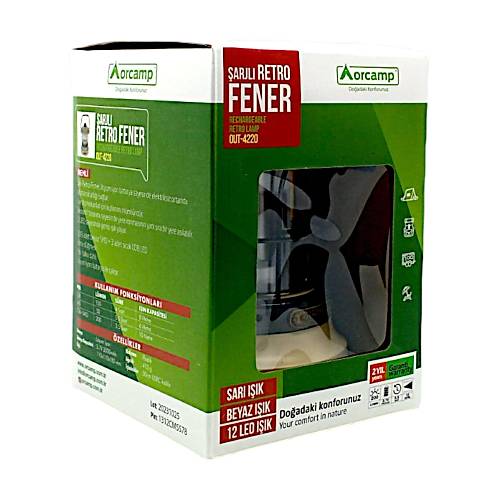Orcamp �arjl� Retro Fener (out4220)