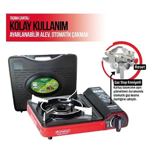 Orcamp Tekli Ocak K��eli K�rm�z� (ck505)