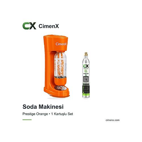 CimenX Soda Maker � Prestige Orange - Soda Kartu�lu Set