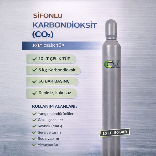 Sifonlu Co2 �elik T�p