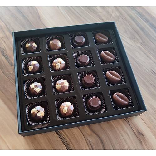 Mini boy kuruyemili, dolgulu ikolata kutusu 160g e