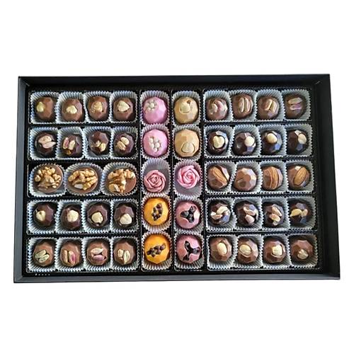 Kuruyemi�li meyveli spesiyal �ikolata kutusu 510g e