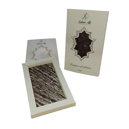 S�tl� �izgili bel�ika �ikolatas� tablet 100g e