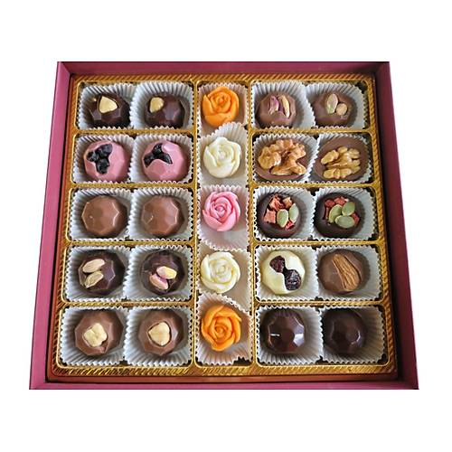 G�l desenli spesiyal bel�ika kutusu 250g e