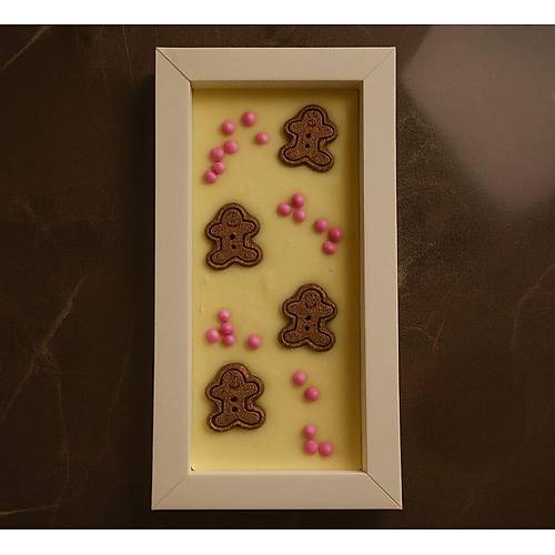 Beyaz �ikolatal� s�sl� bel�ika �ikolatas� tablet 100g e