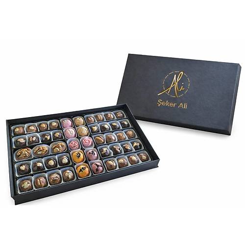 Kuruyemi�li meyveli spesiyal �ikolata kutusu 510g e