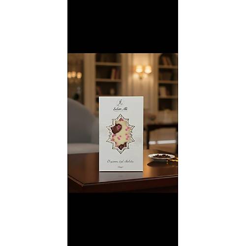 Beyaz �ikolatal� s�sl� bel�ika �ikolatas� tablet 100g e