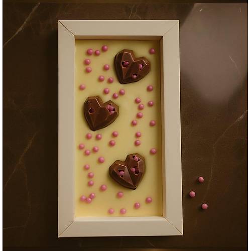 Beyaz �ikolatal� s�sl� bel�ika �ikolatas� tablet 100g e